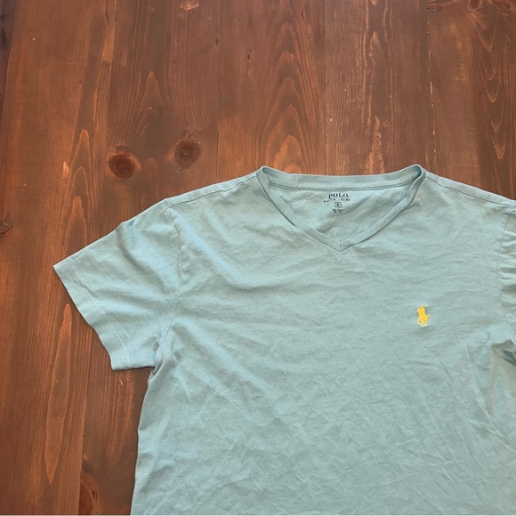 POLO men’s turquoise t-shirt - Picture 2 of 6